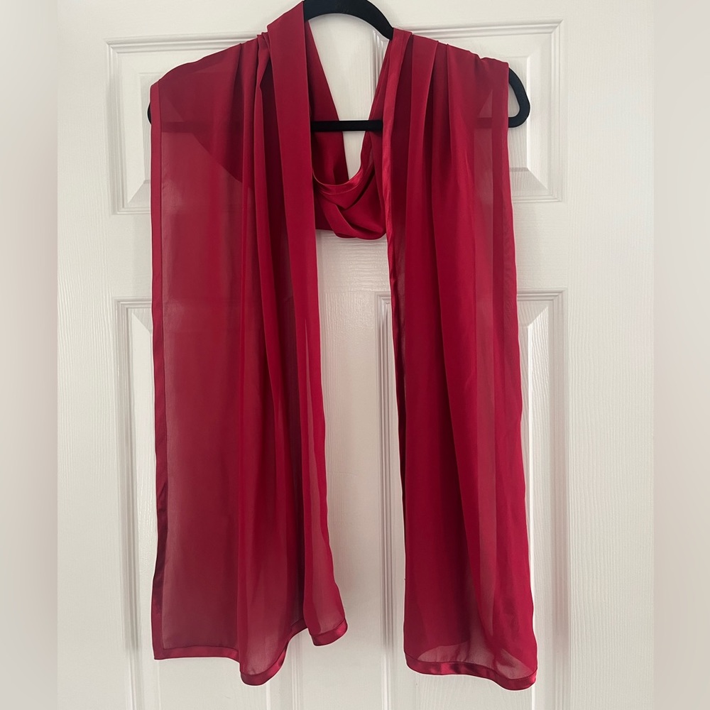 NWTRed dressy shawl